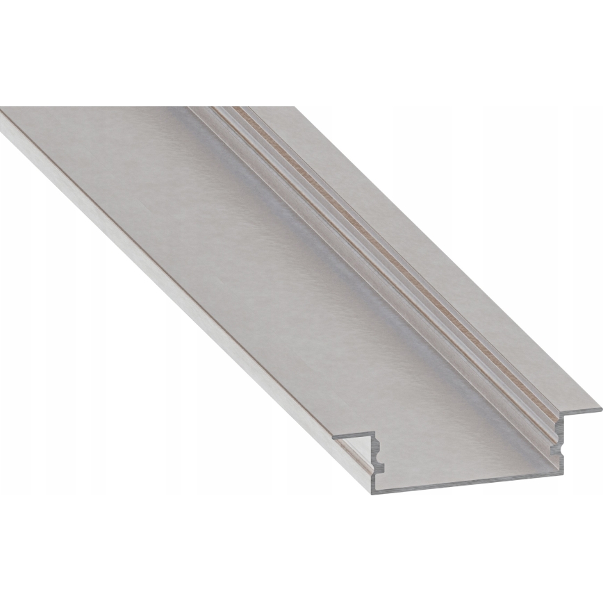 Inbyggnadsprofil för LED-remsor 1 m silver/vit