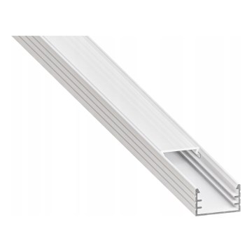 Inbyggnadsprofil för LED-remsor, 1 m, vit