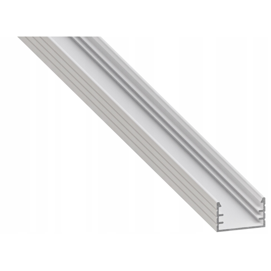 Inbyggnadsprofil för LED-remsor, 1 m, vit