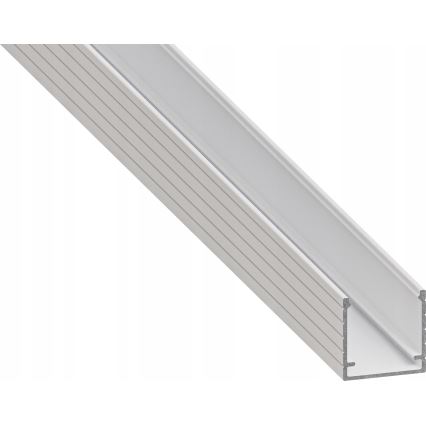 Inbyggnadsprofil för LED-remsor 1 m vit