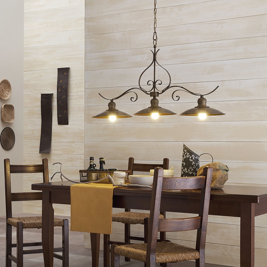 INCANTI 02-759 - Ljuskrona med kedja LENA 3xE27/42W/230V