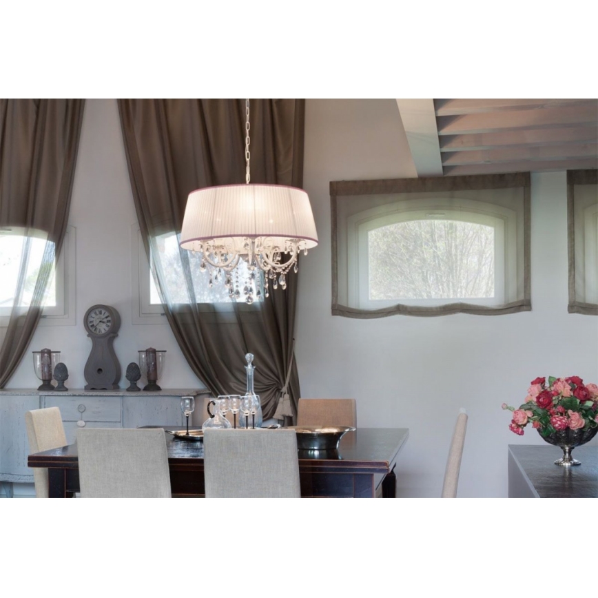 Incanti ICA P5 01 01 - Ljuskrona på kedja CANDORE 5xE14/42W/230V