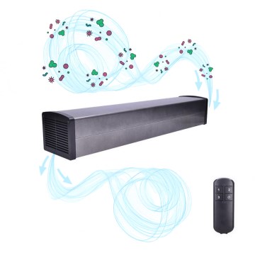 Indirekt germicid UV-lampa 2G11/36W/230V/2x AAA + fjärrkontroll