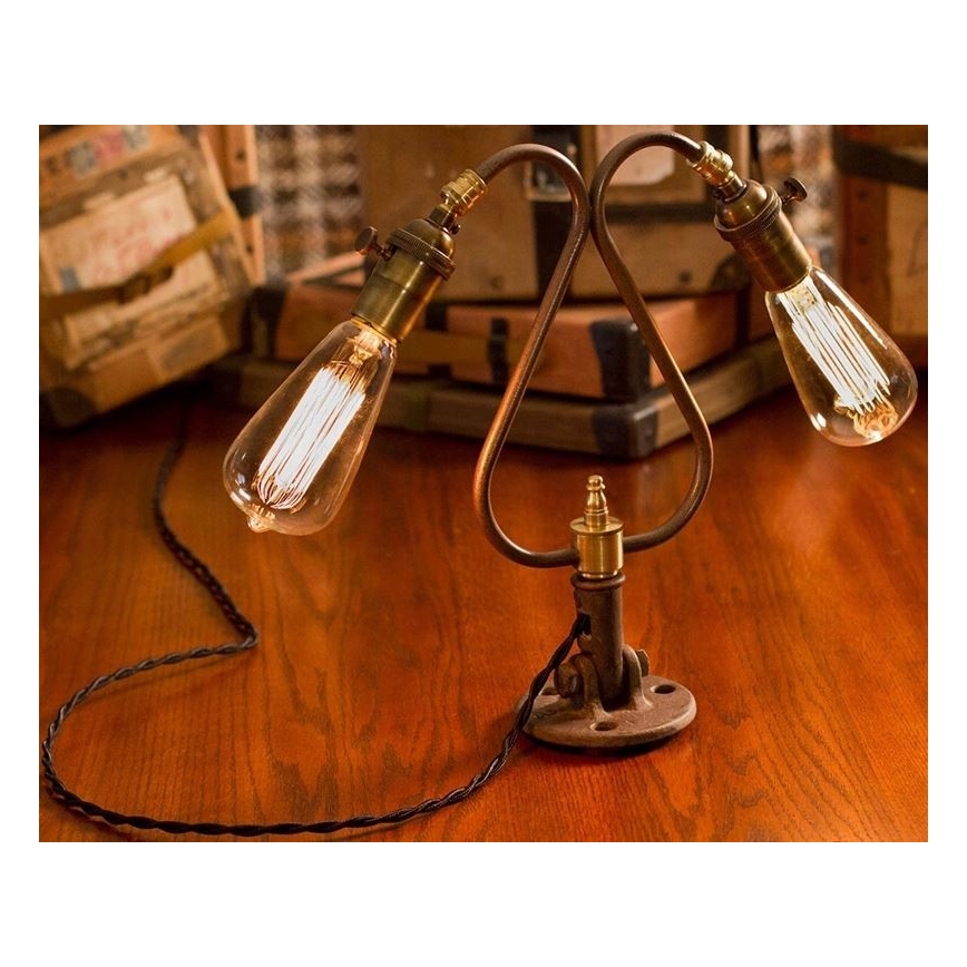 Industriell dekorativ dimbar glödlamp SELEBY ST64 E27/60W/230V 2200K