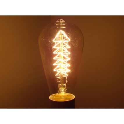 Industriell dekorativ dimbar glödlampa SELEBY ST64 E27/40W/230V 2200K