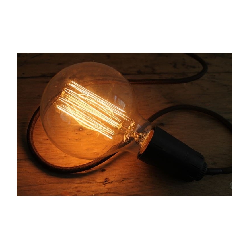 Industriell dekorativ dimbar glödlampa  SELRED G125 E27/60W/230V 2200K 120 lm