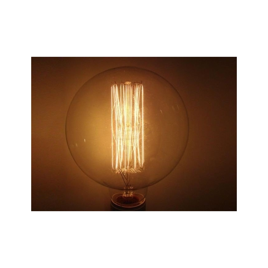 Industriell dekorativ dimbar glödlampa  SELRED G125 E27/60W/230V 2200K 120 lm