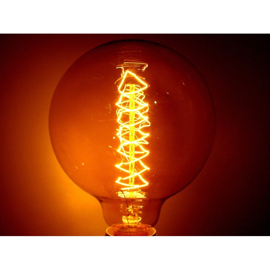 Industriell dekorativ dimbar glödlampa  SELRED G125 E27/60W/230V 2200K 260 lm