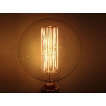 Industriell dekorativ dimbar glödlampa SELRED G125 E27/60W/230V 3000K 120 lm