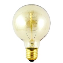 Industriell dekorativ Justerbar ljusstyrka  glödlampa  VINTAGE G80 E27/40W/230V