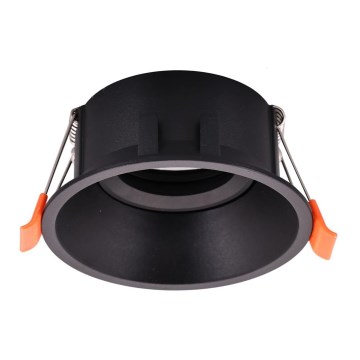 Infälld lampa EYE 1xGU10/25W/230V rund  svart