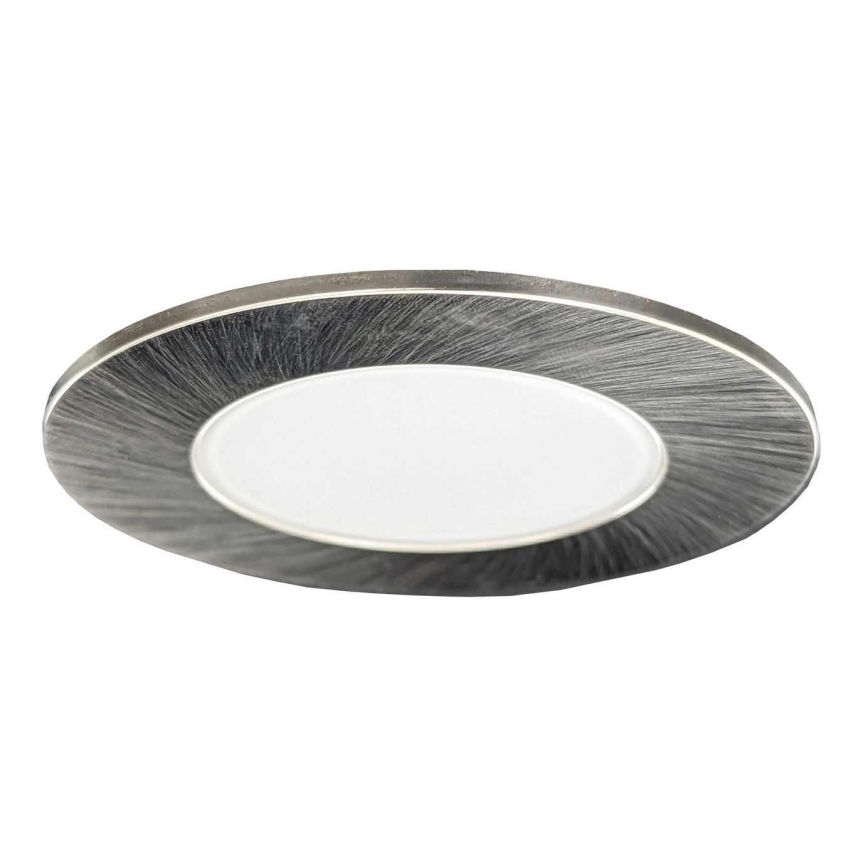 Infälld LED badrumsbelysning BONO LED/5W/230V 4000K IP65 skinande krom