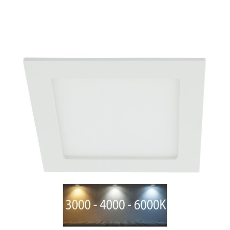 Infälld LED badrumsbelysning LED/12W/230V 3000/4000/6000K IP44