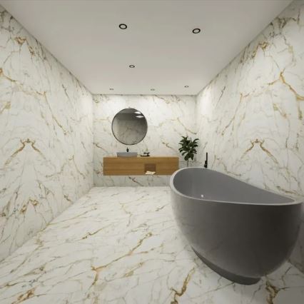 Infälld LED badrumsbelysning LED/7W/230V 4000K svart IP44