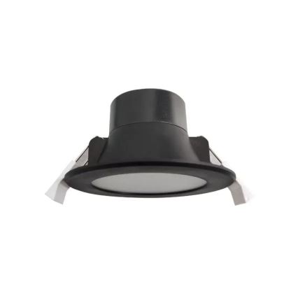 Infälld LED badrumsbelysning LED/7W/230V 4000K svart IP44