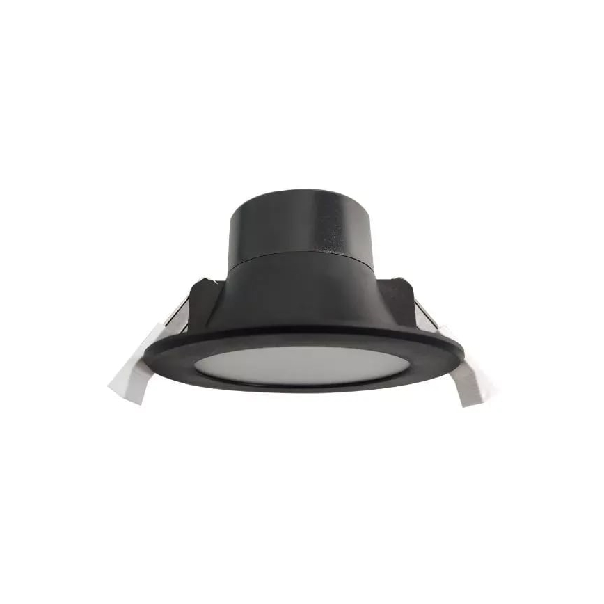Infälld LED badrumsbelysning LED/7W/230V 4000K svart IP44