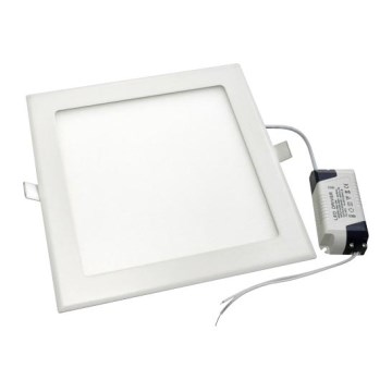 Infälld LED badrumsbelysning RIKI-V LED/18W/230V 225x225 mm IP40