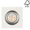 Infälld LED-belysning  VITAR 1xGU10/5W/230V betong - FSC-certifierad