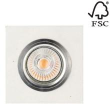 Infälld LED-belysning  VITAR 1xGU10/5W/230V betong - FSC-certifierad