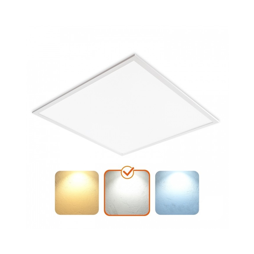 Infälld LED-panel för undertak DAVRO LED/40W/230V 4000K 62x62 cm vit
