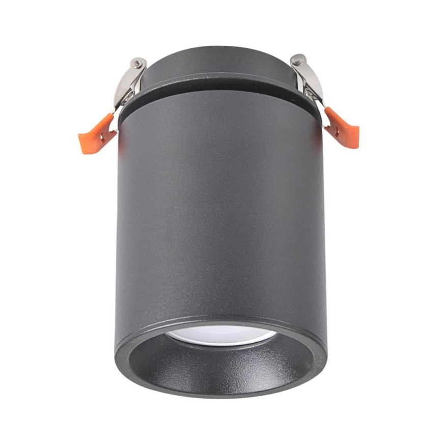 Infälld spotlight HARON 1xGU10/10W/230V svart