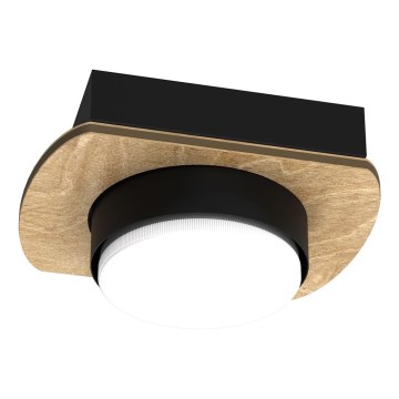 Infälld spotlight KIDO 1xGX53/8W/230V svart/beige/ek