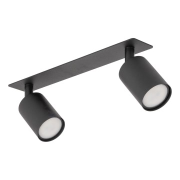 Infälld spotlight NEX 2xGU10/10W/230V svart