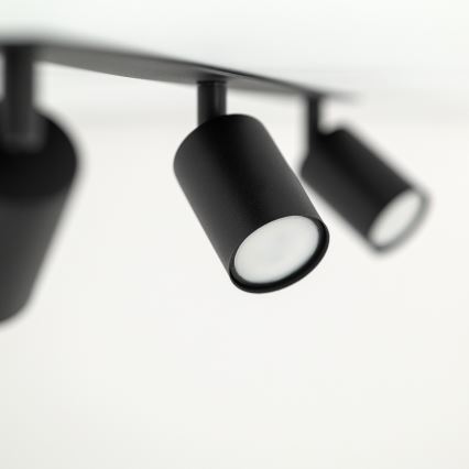 Infälld spotlight NEX 3xGU10/10W/230V svart