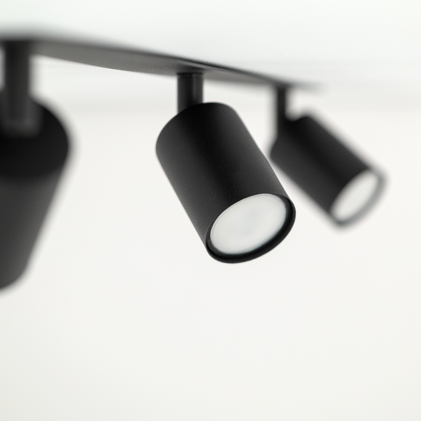 Infälld spotlight NEX 3xGU10/10W/230V svart