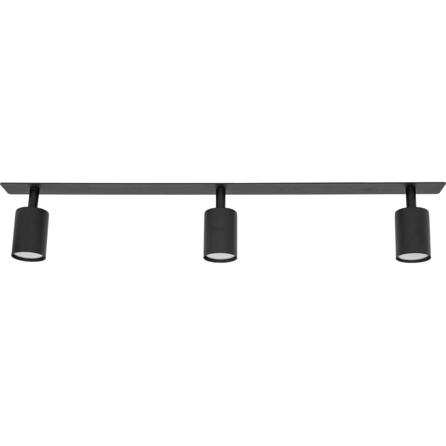 Infälld spotlight NEX 3xGU10/10W/230V svart