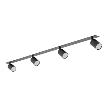 Infälld spotlight NEX 4xGU10/10W/230V svart