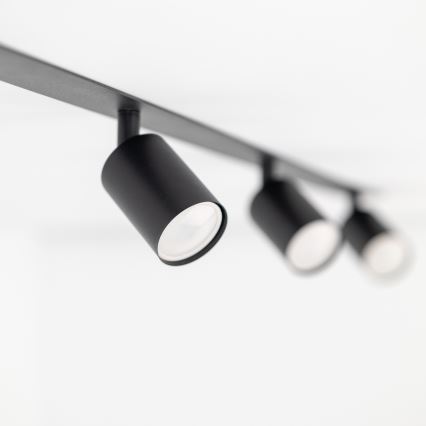 Infälld spotlight NEX 4xGU10/10W/230V svart