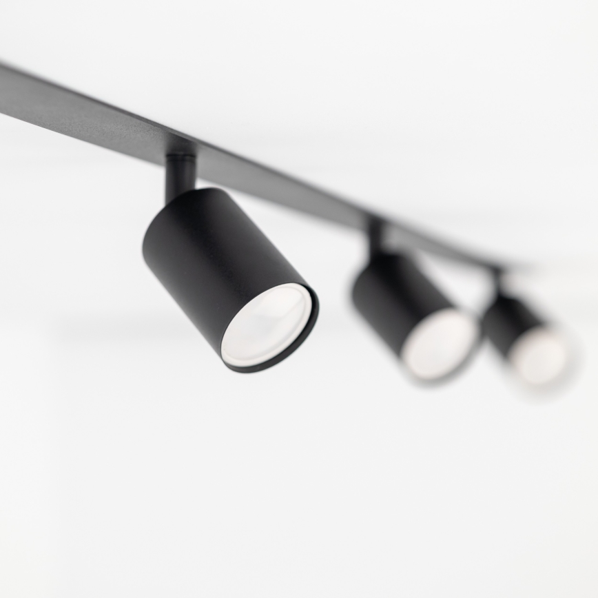 Infälld spotlight NEX 4xGU10/10W/230V svart