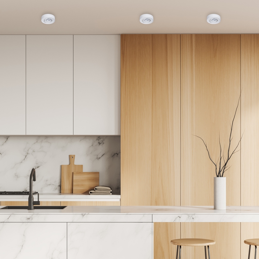 Infälld spotlight NUSA 1xGU5,3/MR16/50W/12V rund vit