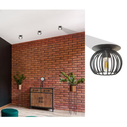 Infälld spotlight SK 93 1xG9/40W/230V svart