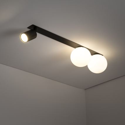 Infälld spotlight VOX 2xG9/8W/230V + 1xGU10/10W svart