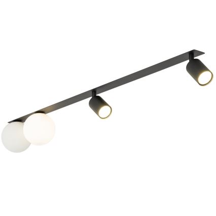 Infälld spotlight VOX 2xG9/8W/230V + 2xGU10/10W svart