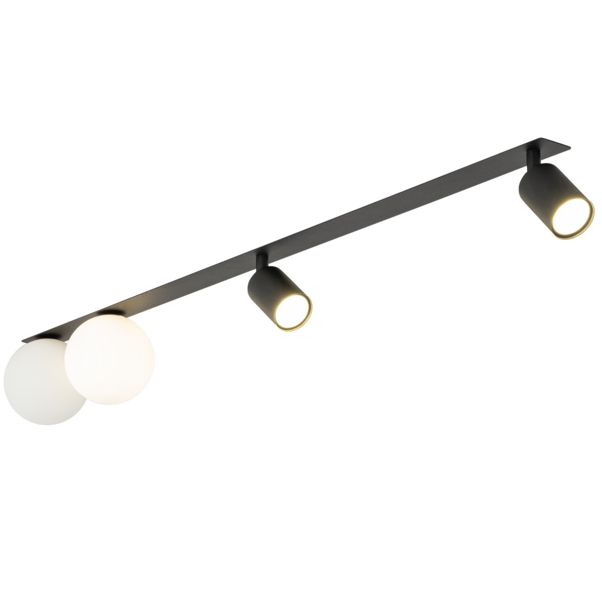 Infälld spotlight VOX 2xG9/8W/230V + 2xGU10/10W svart