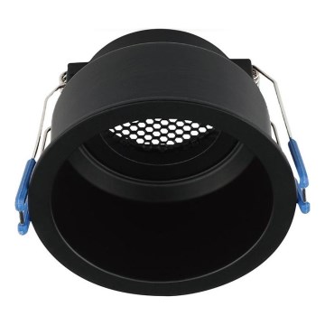 Infälld taklampa GU10 Ø 9 cm svart