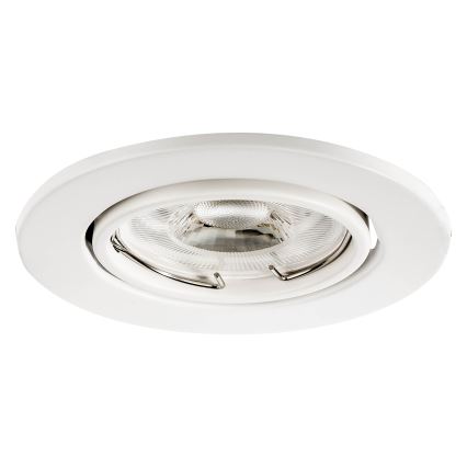 Infälld takspotlight 1xGU10/MR16/10W/230V, Ø 9 cm, vit
