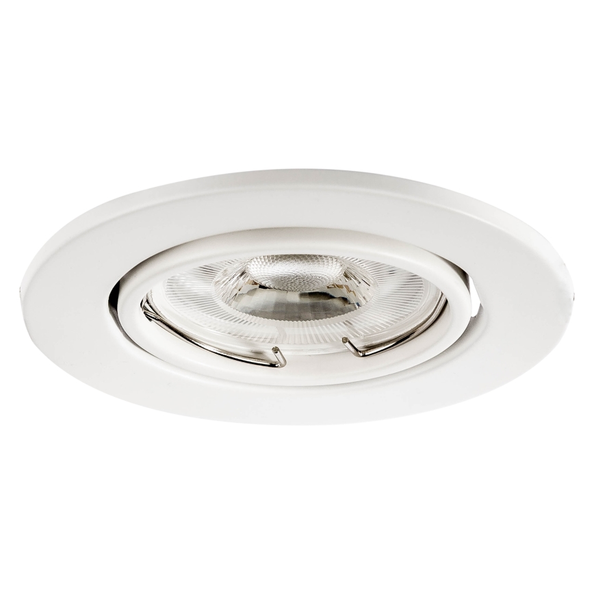 Infälld takspotlight 1xGU10/MR16/10W/230V, Ø 9 cm, vit