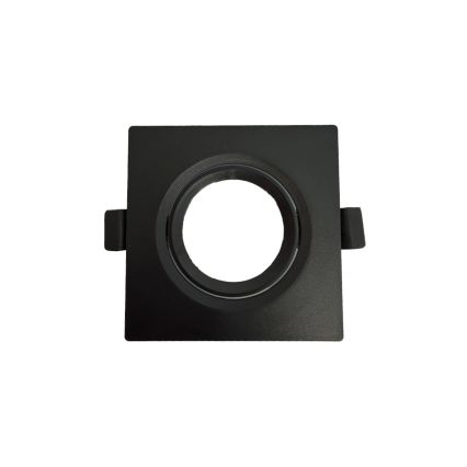 Infällningsram för GU10-spot, 9×9 cm, svart