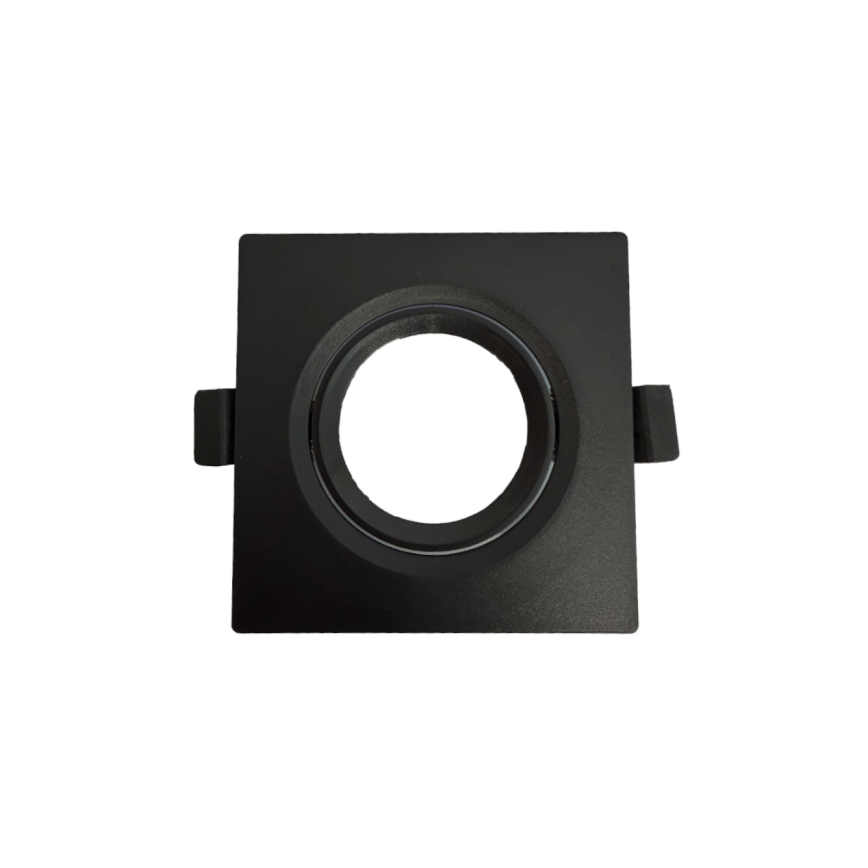 Infällningsram för GU10-spot, 9×9 cm, svart