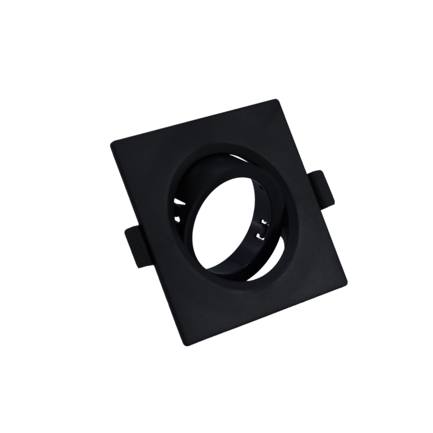 Infällningsram för GU10-spot, 9×9 cm, svart