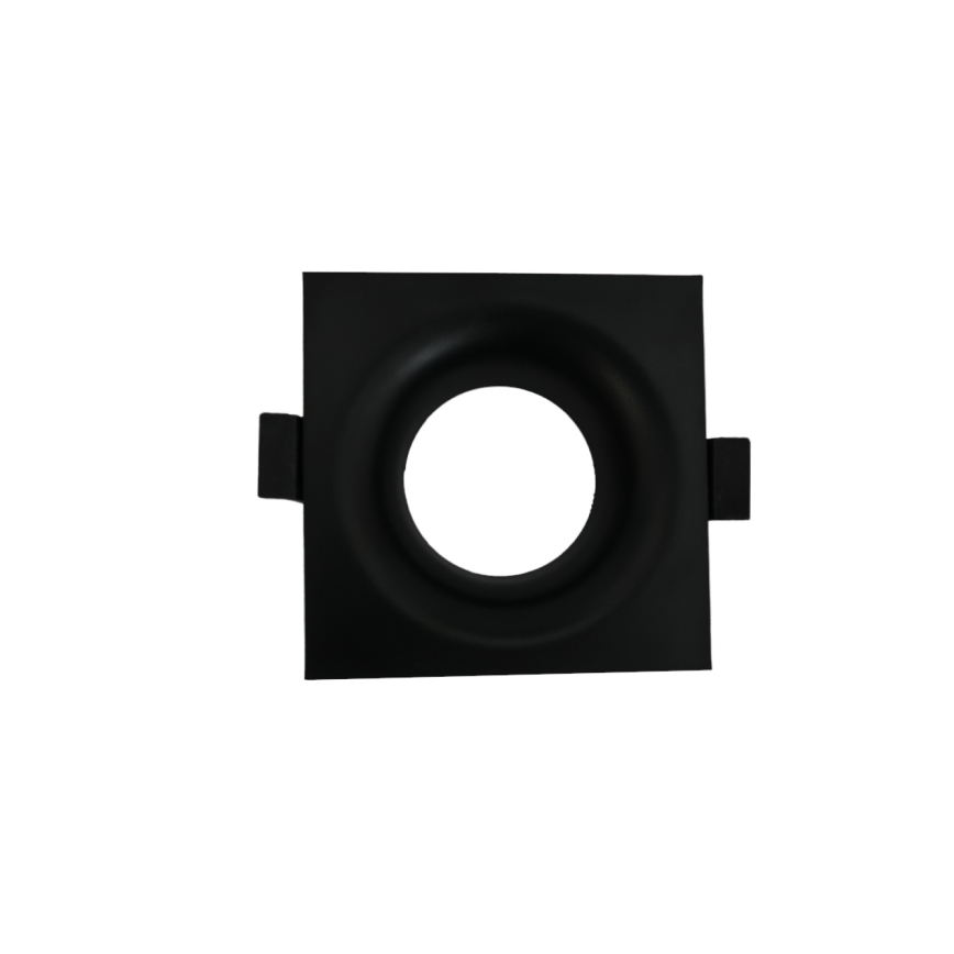 Infällningsram för infälld takarmatur GU10 8,6x8,6 cm svart