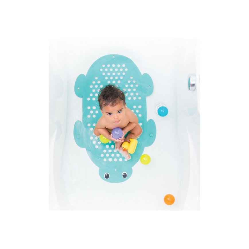 Infantino - Anti-slip bath mat 2i1 sköldpadda