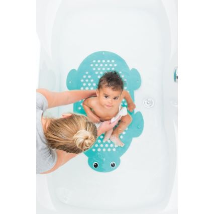 Infantino - Anti-slip bath mat 2i1 sköldpadda