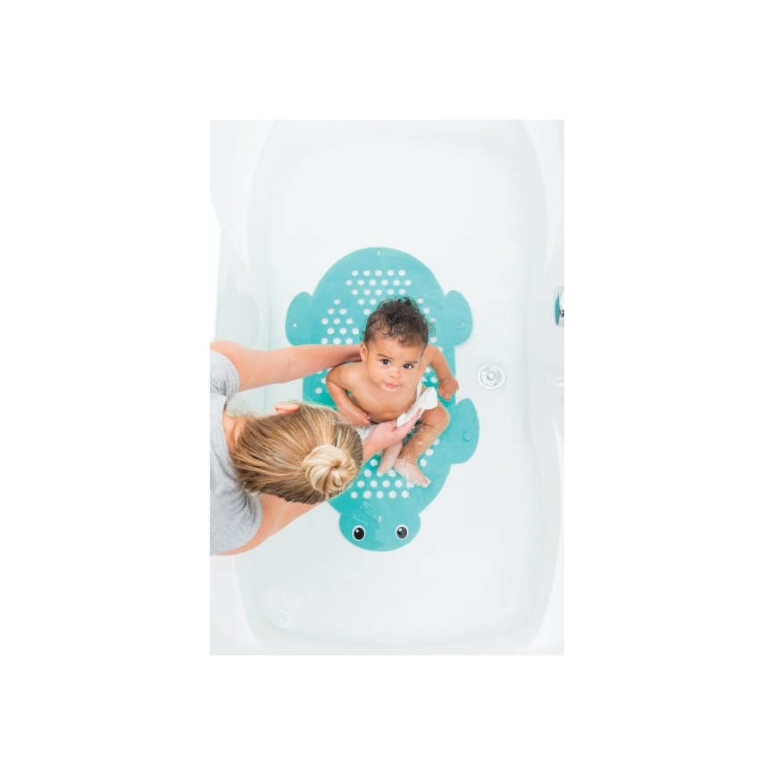 Infantino - Anti-slip bath mat 2i1 sköldpadda