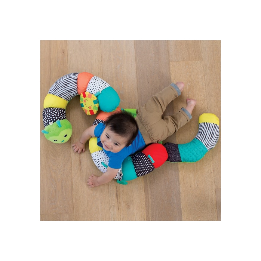 Infantino - Barn tummy time pillow 2i1 larv