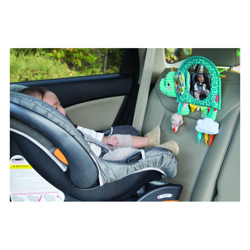 Infantino - Hanging toy med activities och spegel elefant